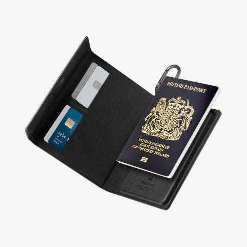 Porta Passaporte Spigen Universal - Carteira de Viagem anti-RFID